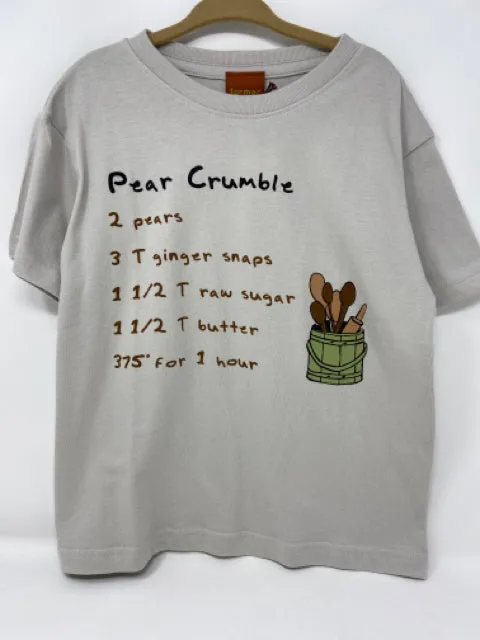 4 Y Light Gray Pear Crumble  T-Shirt