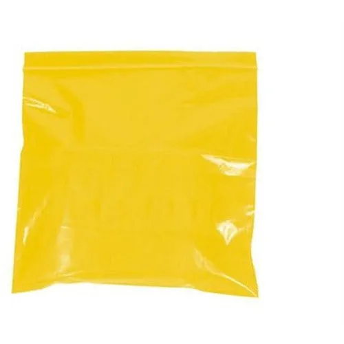 8" x 10" - 2 mil Yellow Reclosable Poly Bags