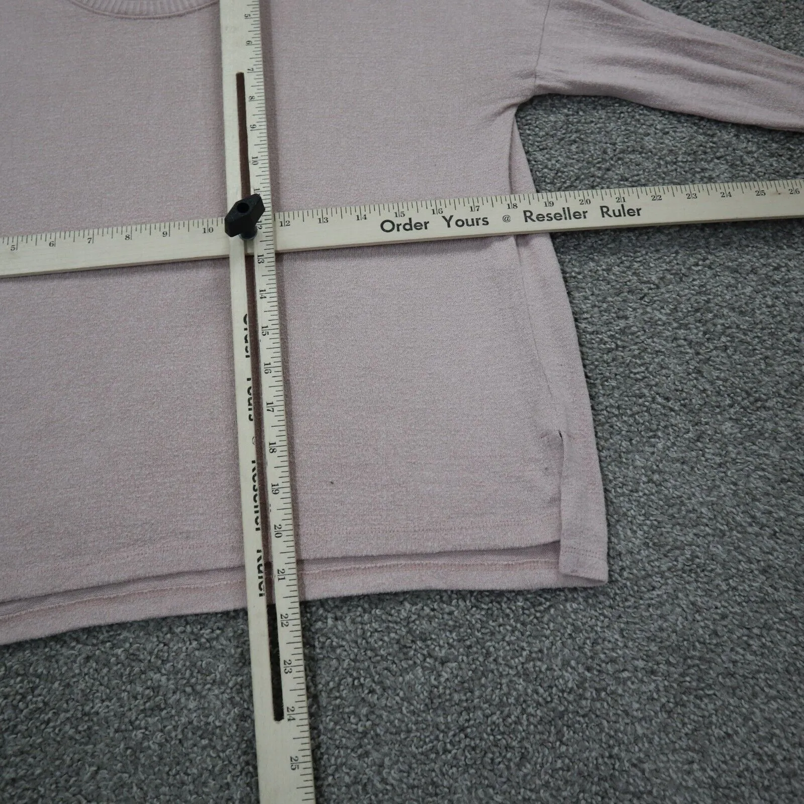 Abercrombie &Fitch Women Pullover Sweater Knitted Long Sleeve Light Pink Size XS