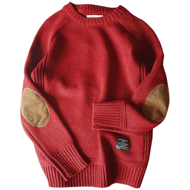 Advbridge Men Pullover Sweater Autumn New Fashion Casual Loose Thick O-Neck Wool Knitted Oversize Harajuku Streetwear Knitwear M-5XL