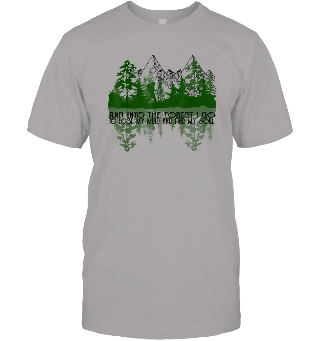 And Into The Forest I Go To Lose My Mind And Find My Soul Men Cotton T-Shirt