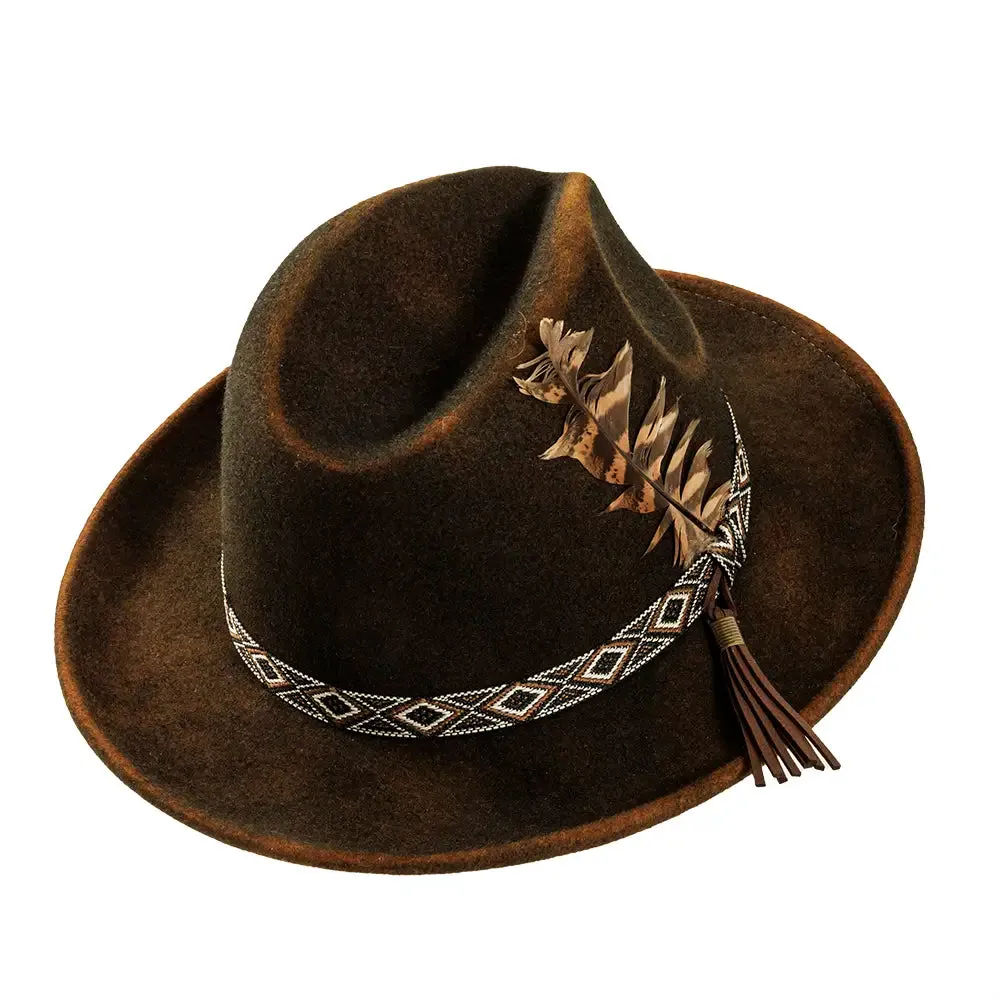 Backroad | Womens Felt Fedora Hat