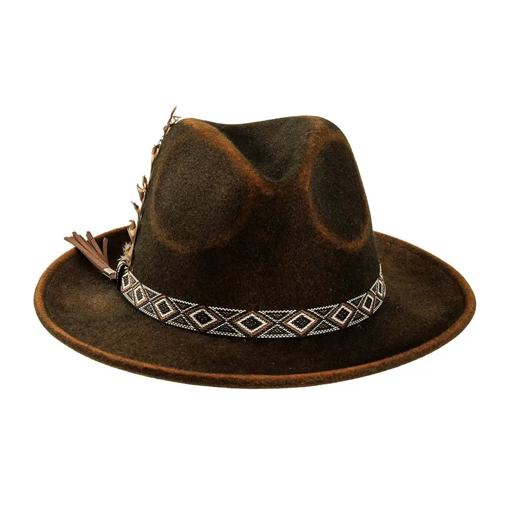 Backroad | Womens Felt Fedora Hat