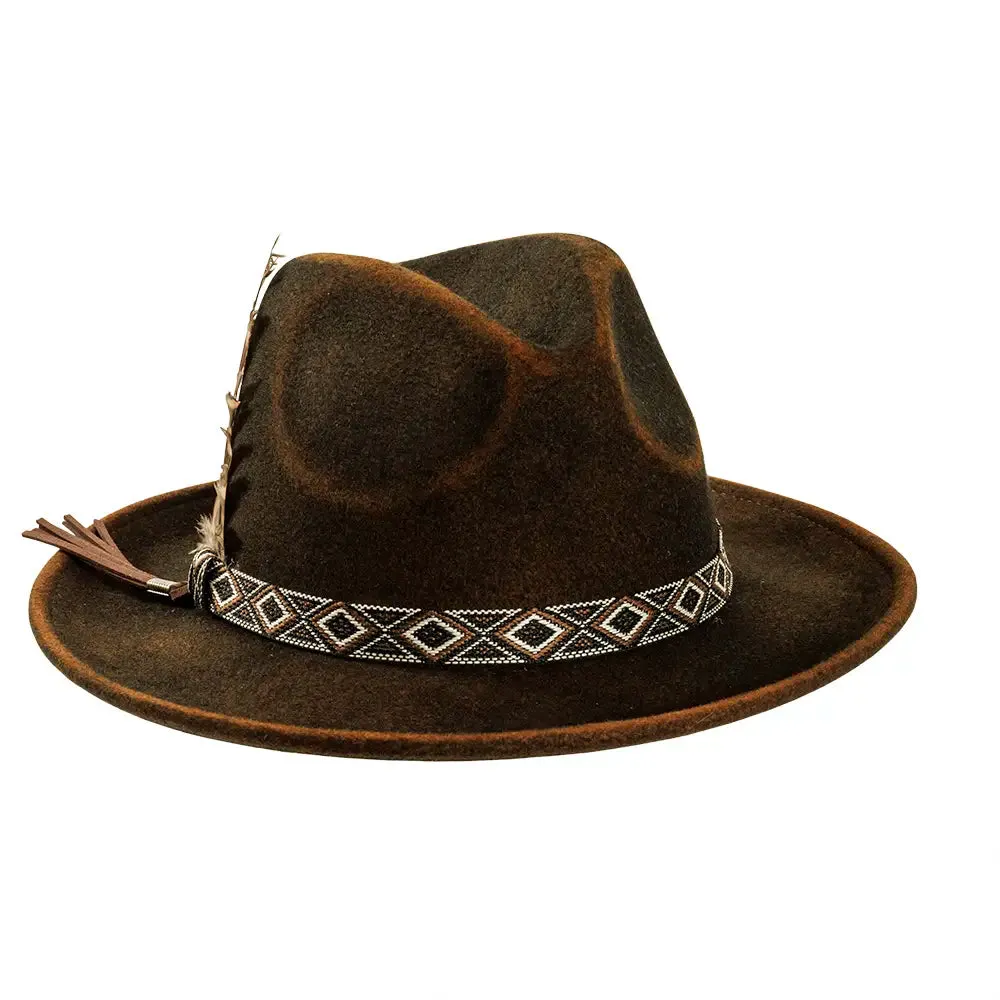 Backroad | Womens Felt Fedora Hat