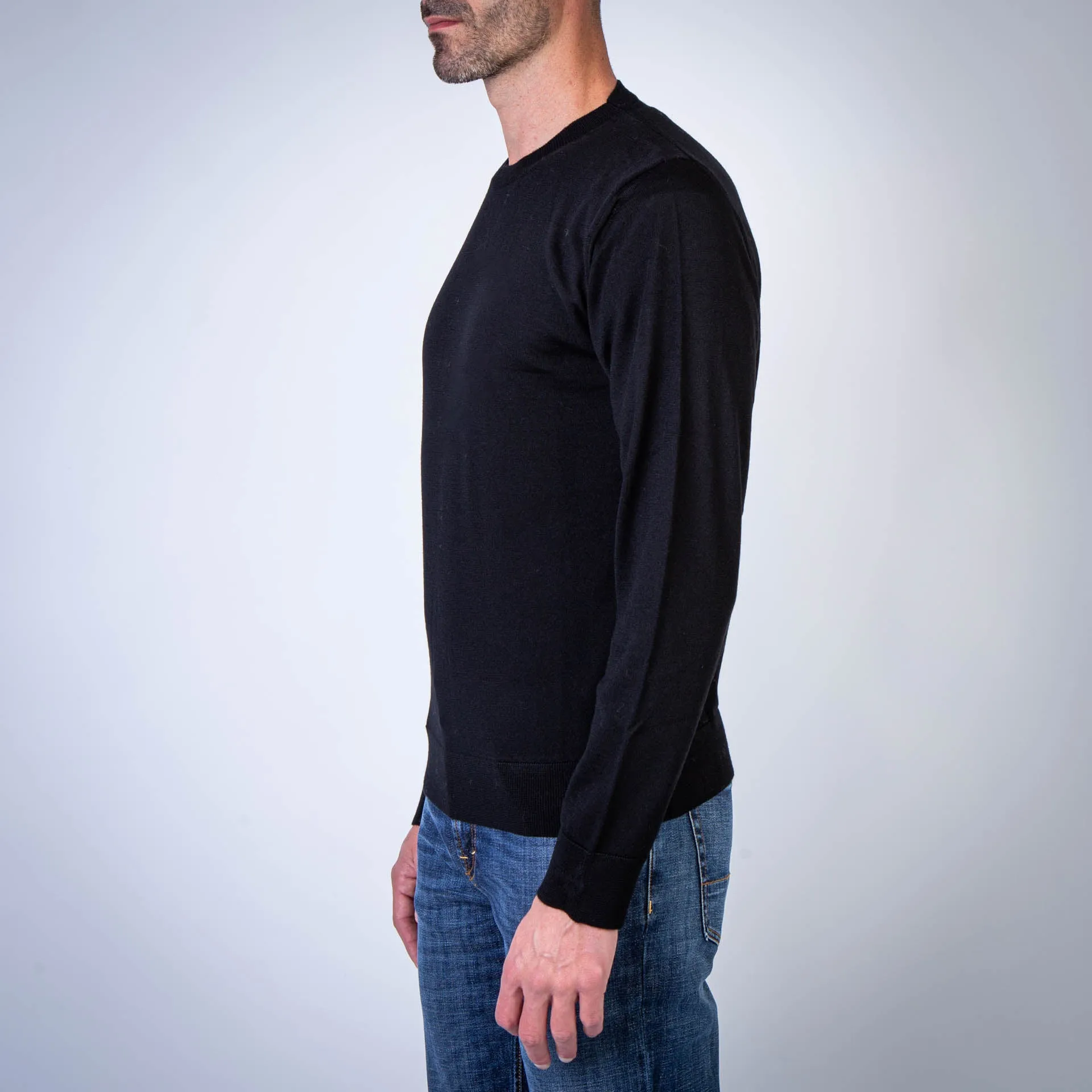 BALLANTYNE SWEATER B2P000 14W91 15517 BLACK