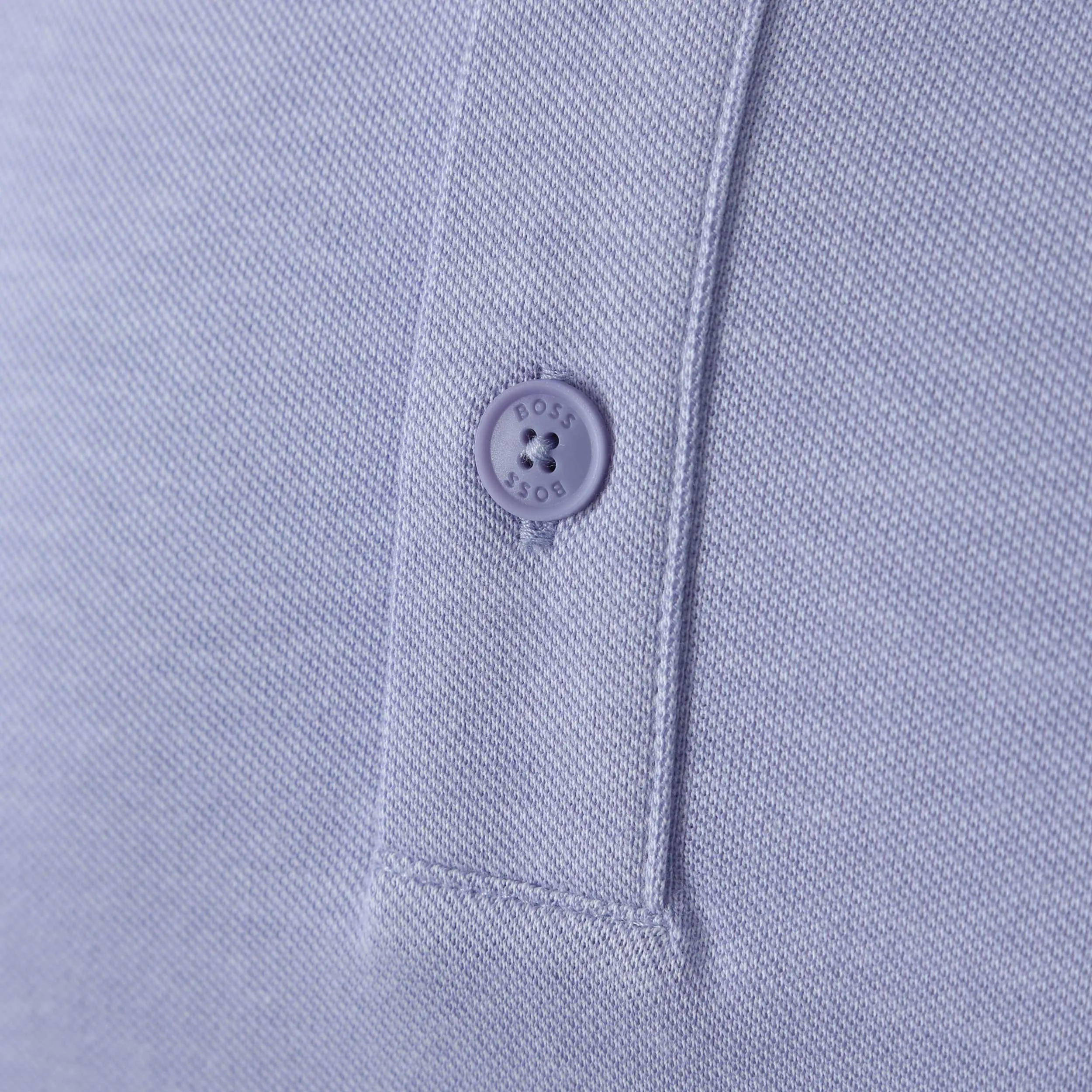 BOSS PeOxford Polo Shirt in Lilac