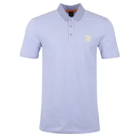 BOSS PeOxford Polo Shirt in Lilac