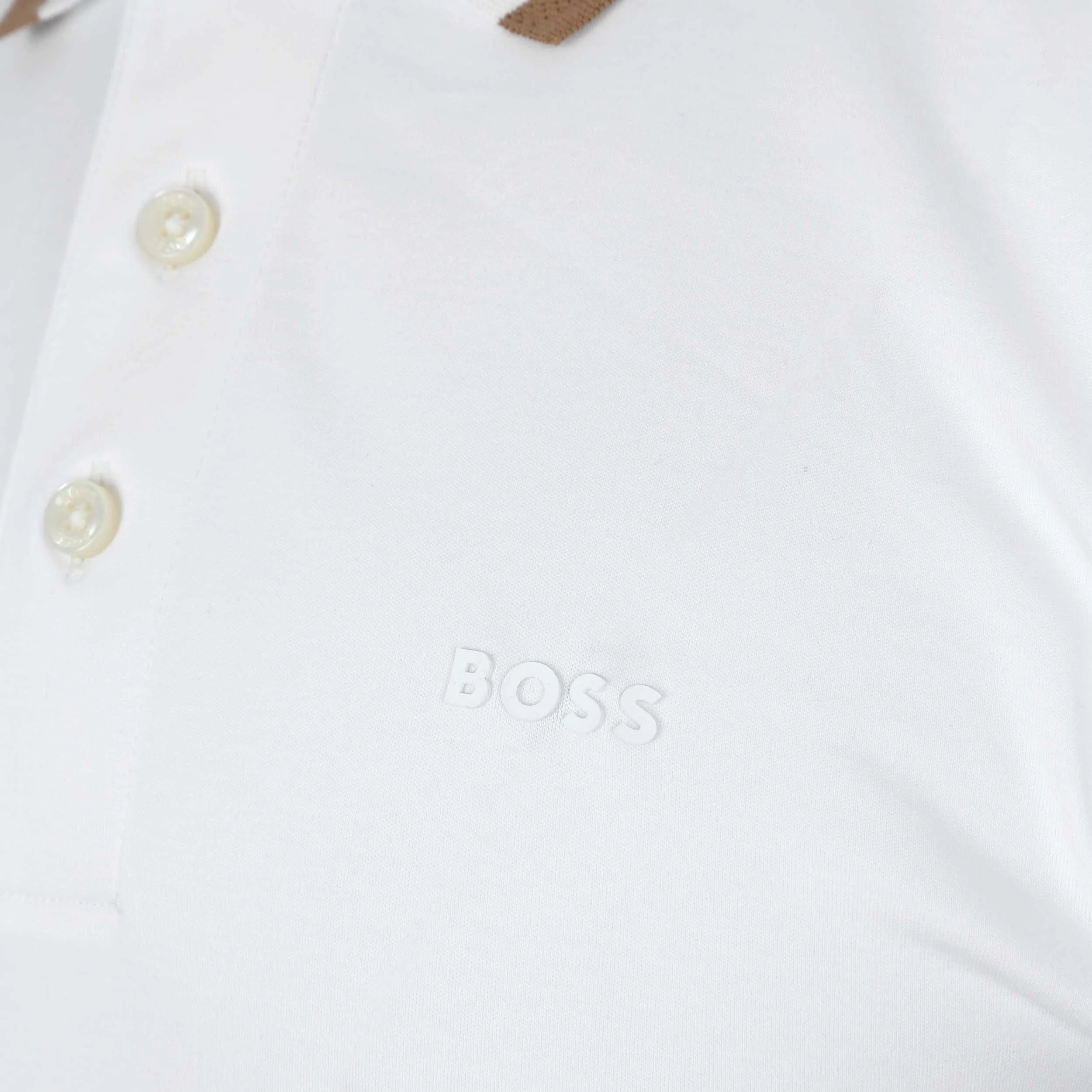 BOSS Phillipson 107 Polo Shirt in White