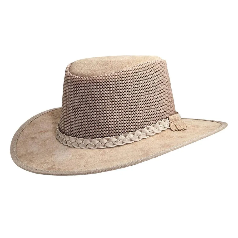 Breeze Latte | Mens Latte Suede Sun Hat