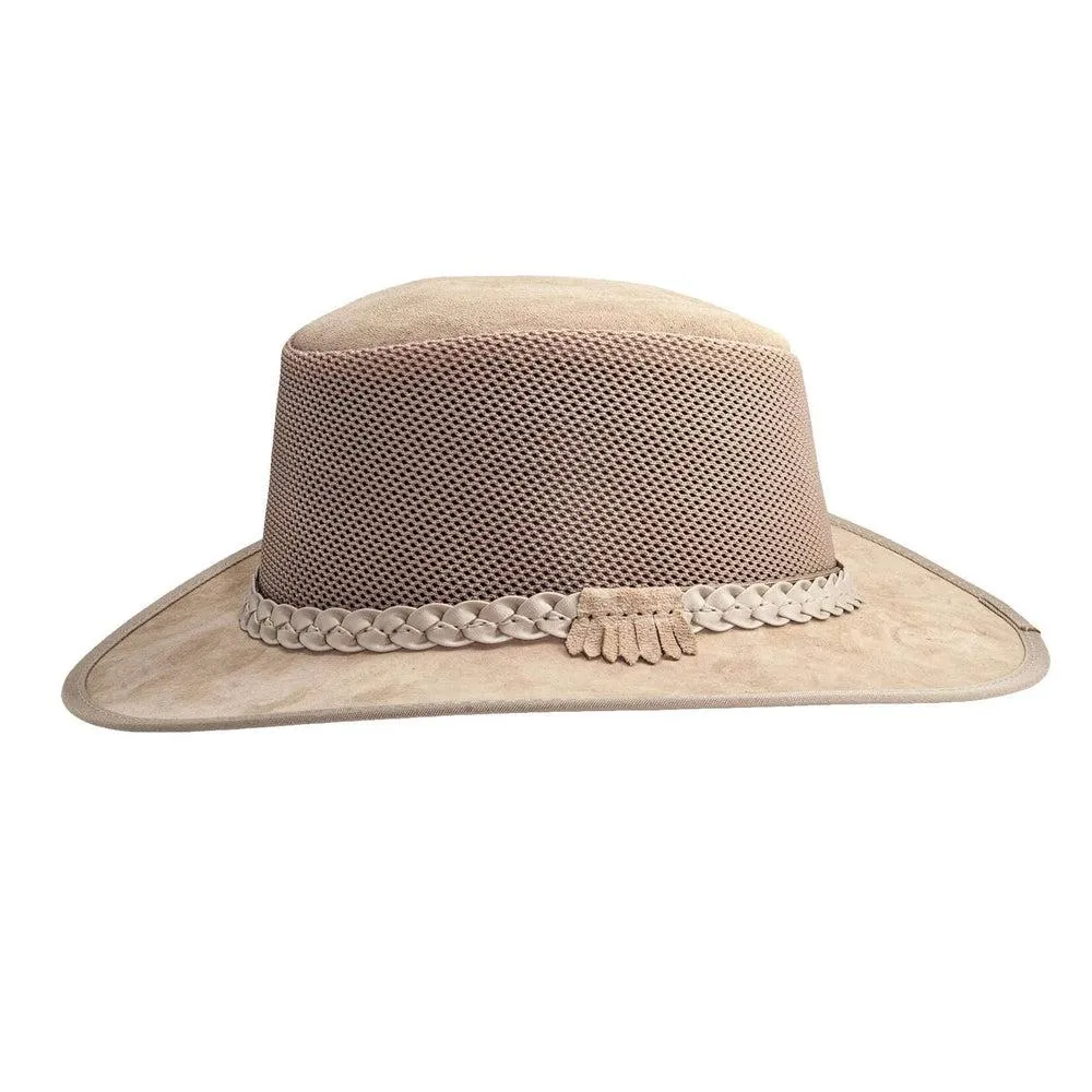 Breeze Latte | Mens Latte Suede Sun Hat