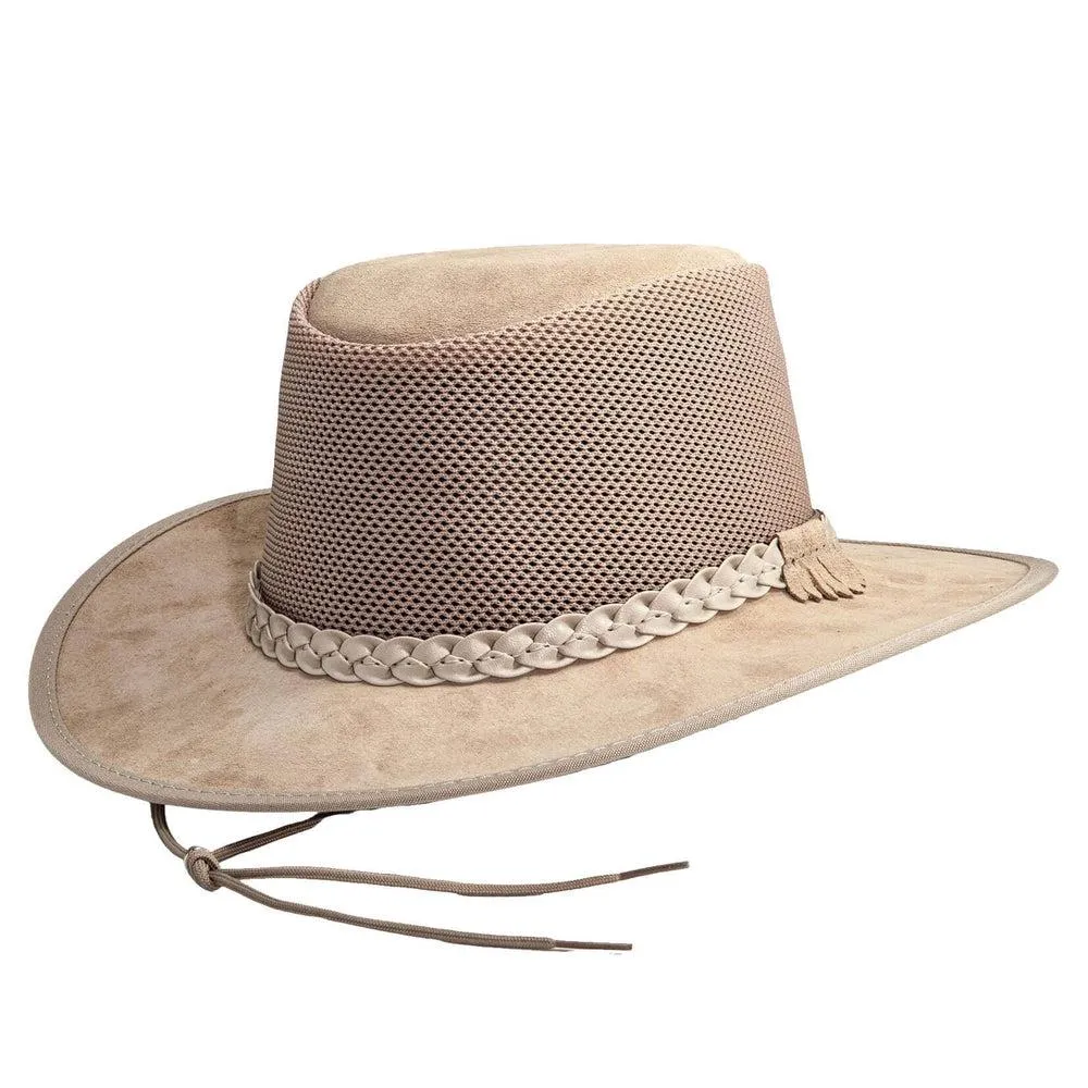 Breeze Latte | Mens Latte Suede Sun Hat