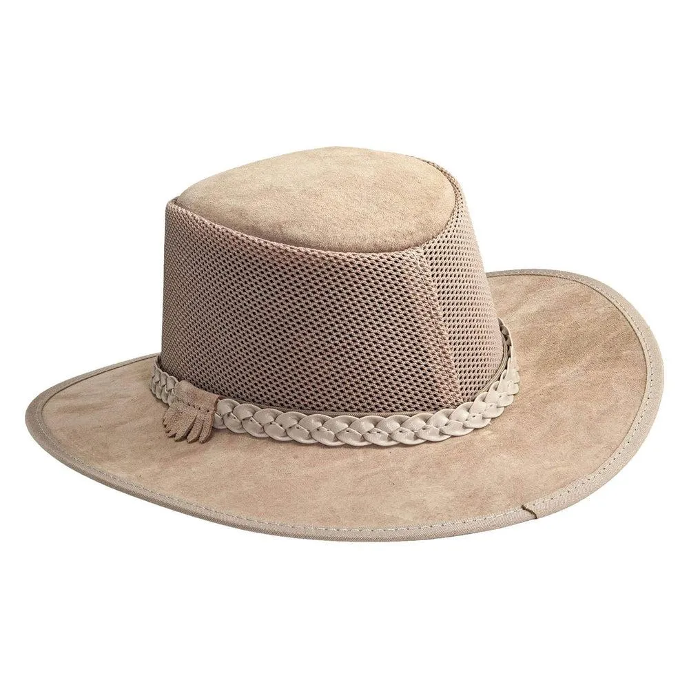 Breeze Latte | Mens Latte Suede Sun Hat