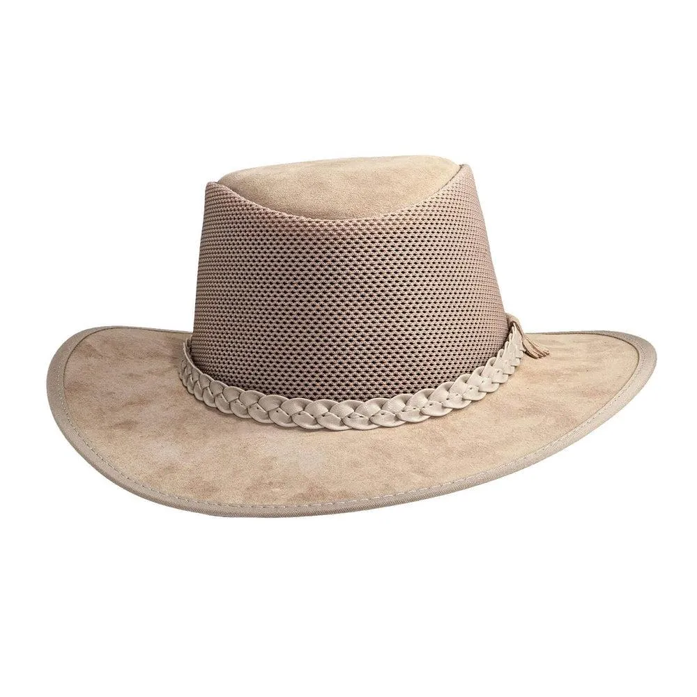 Breeze Latte | Mens Latte Suede Sun Hat