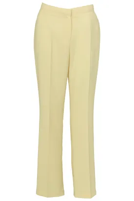 Busy Clothing Womens Smart Lemon Yellow Trousers