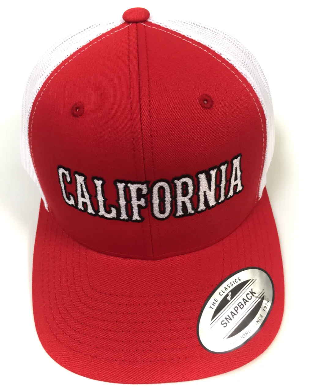 California Trucker Curved Bill Snapback