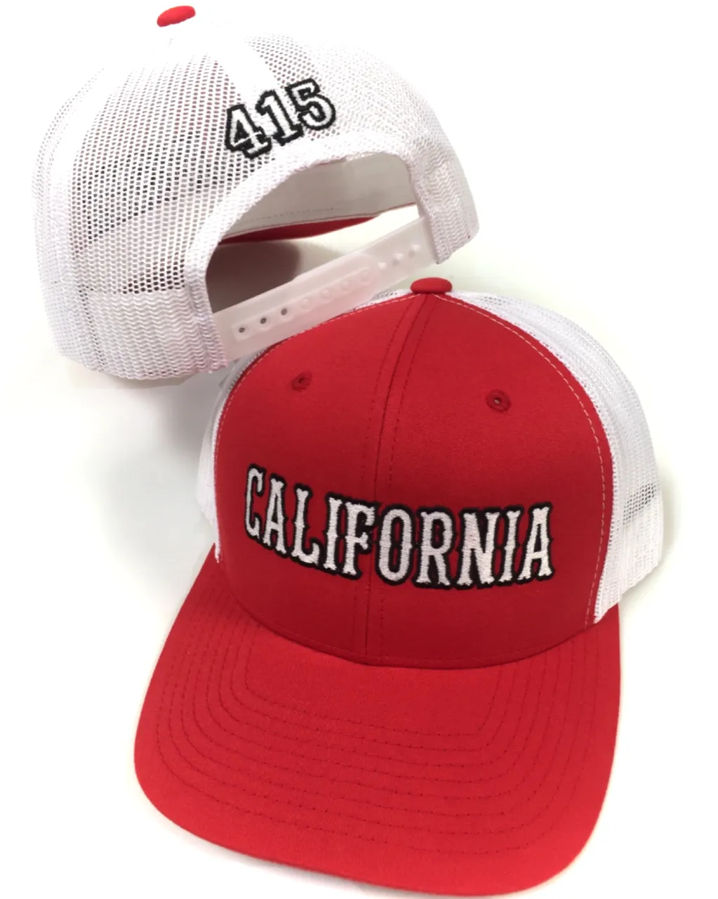 California Trucker Curved Bill Snapback