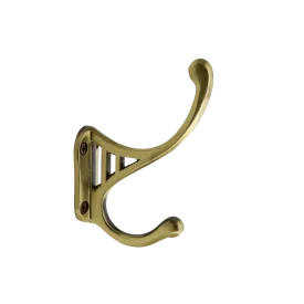 Classic Coat Hook in Antique Brass