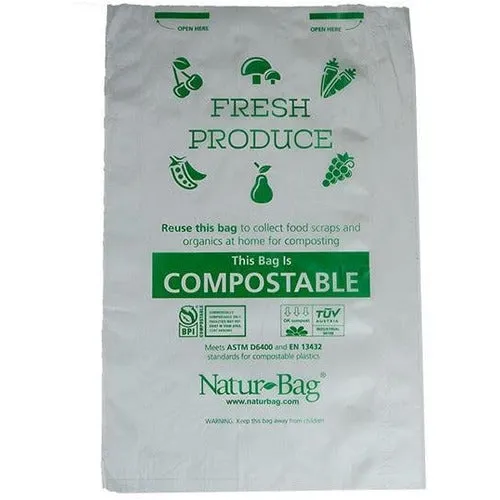 Compostable Produce Bags - Biodegradable Natur-Bags