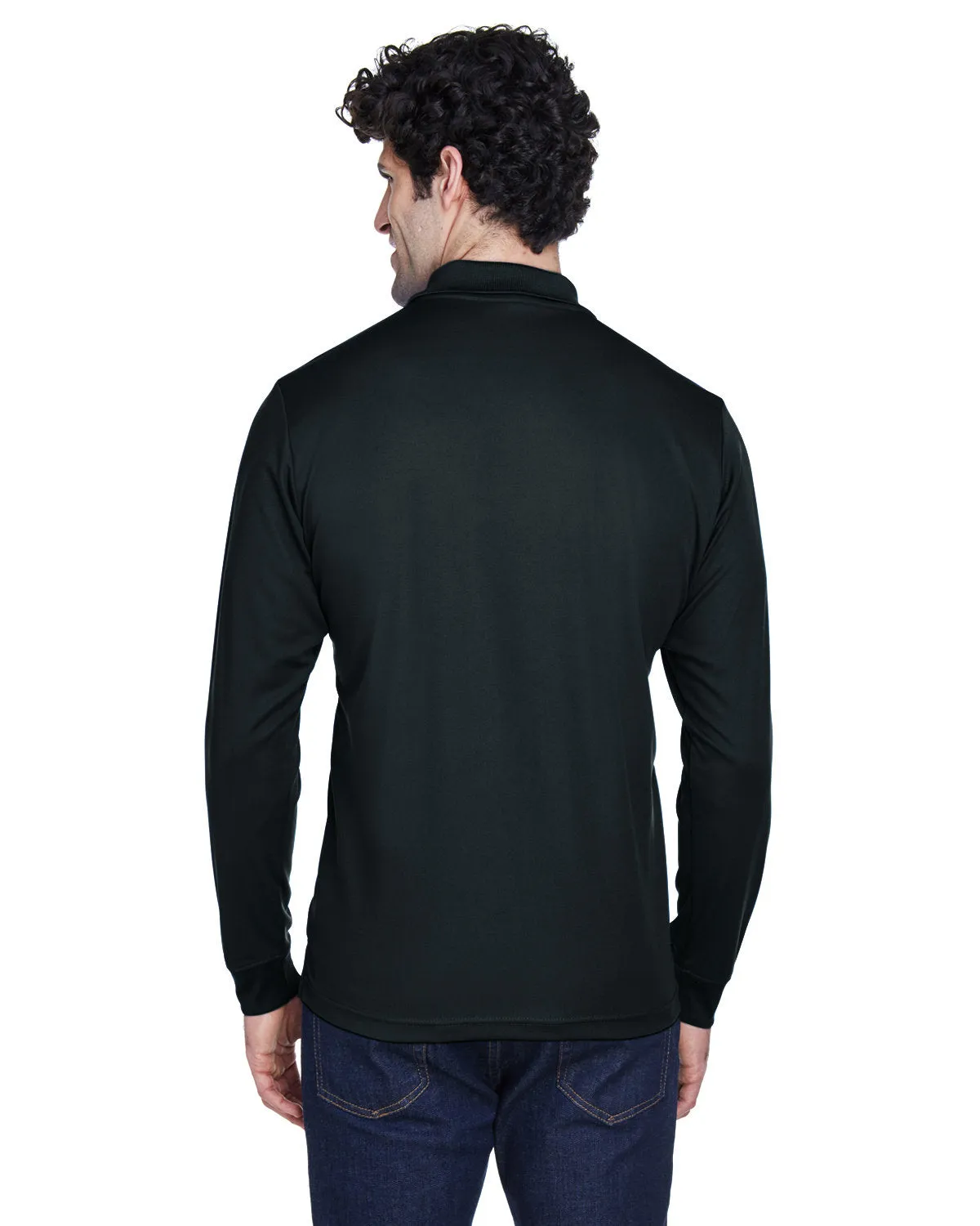 CORE365 Performance Long-Sleeve Pique Polo