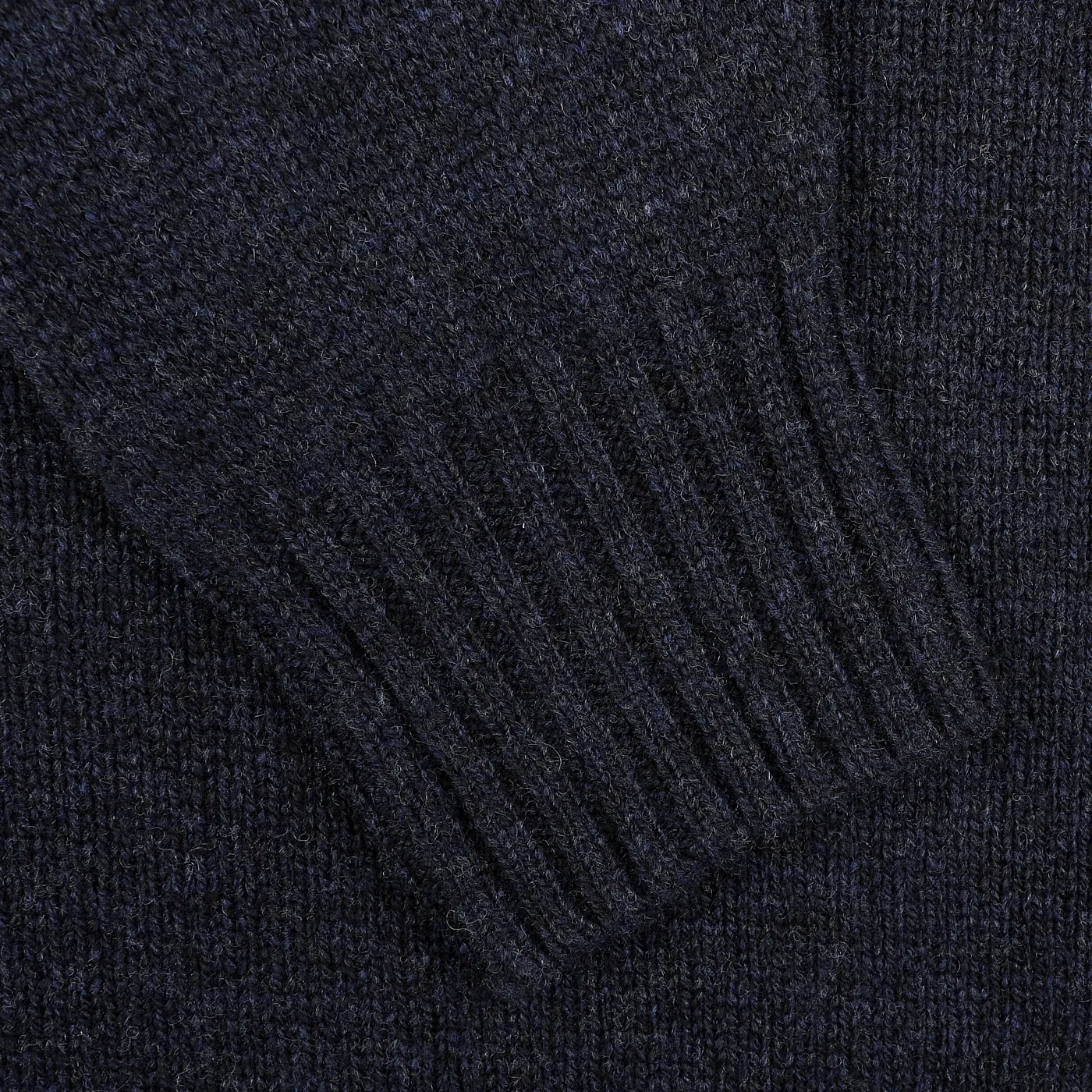 Cosmos Blue Extrafine Lambswool Crewneck