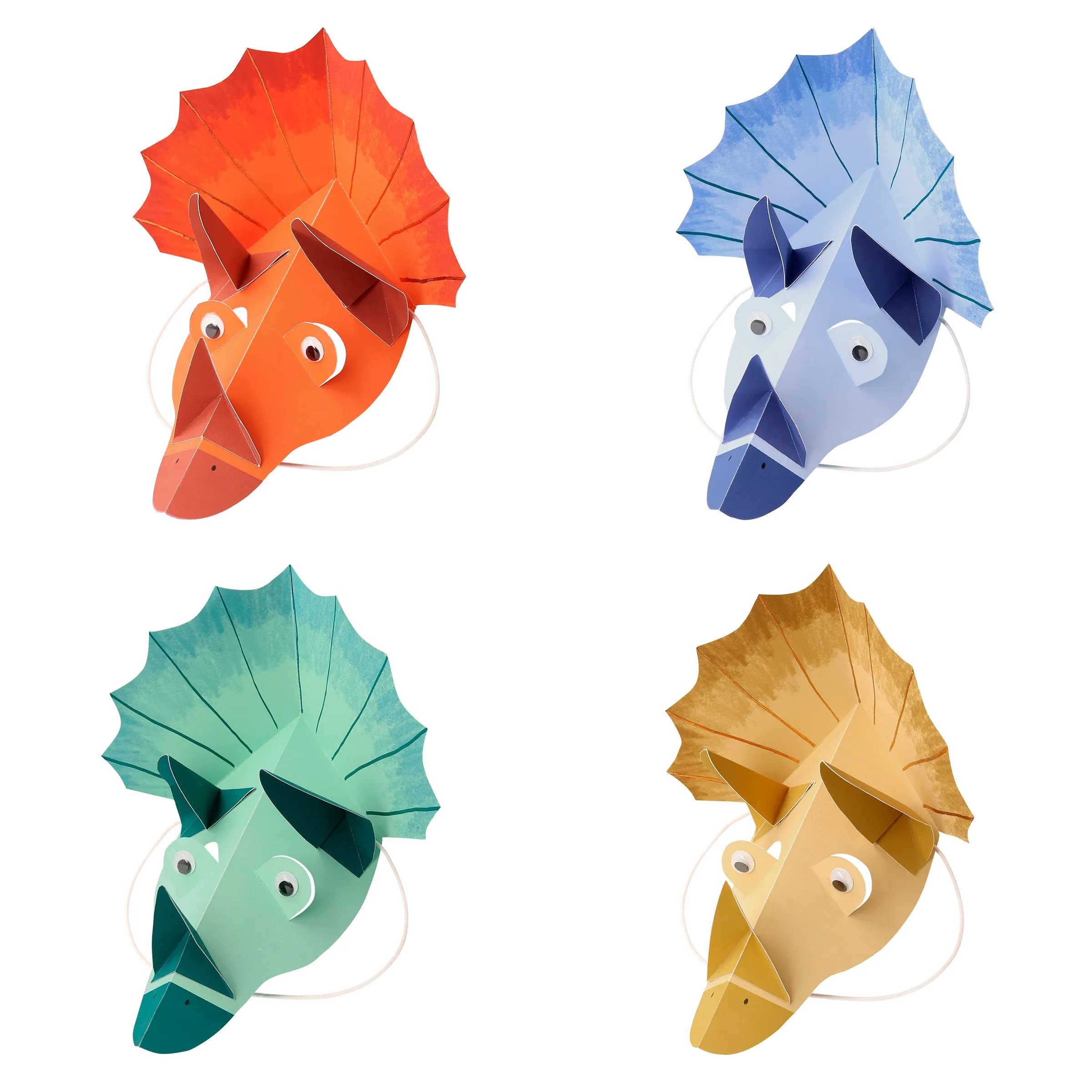 Dinosaur Kingdom Party Hats (x 8)