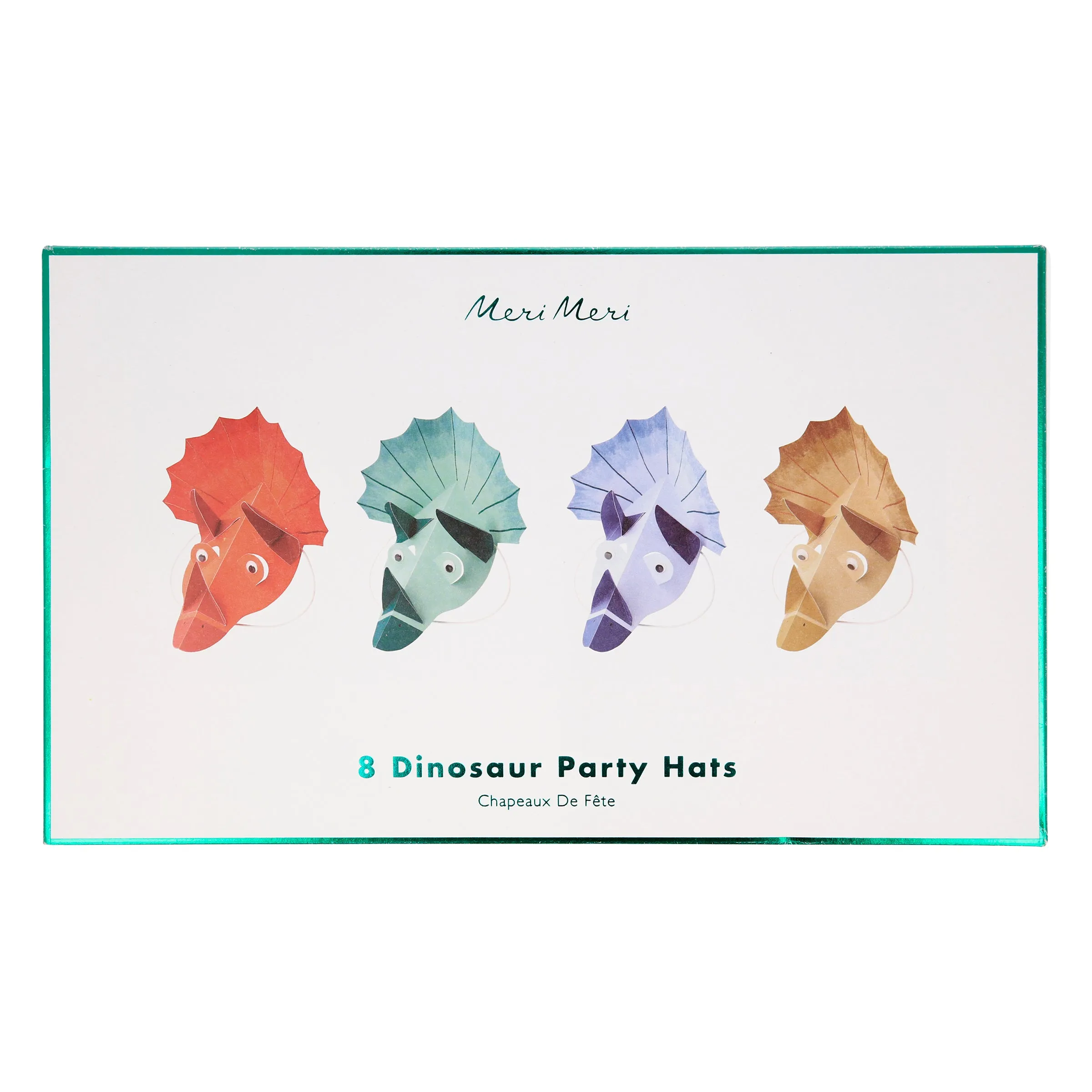 Dinosaur Kingdom Party Hats (x 8)