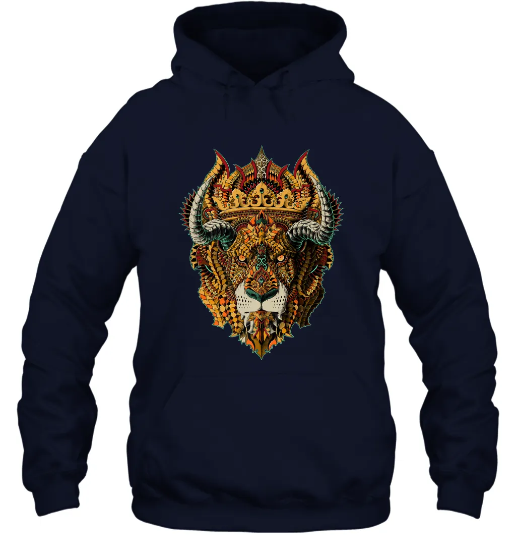 Disney Lion King Mask Premium Unisex Hooded Sweatshirt