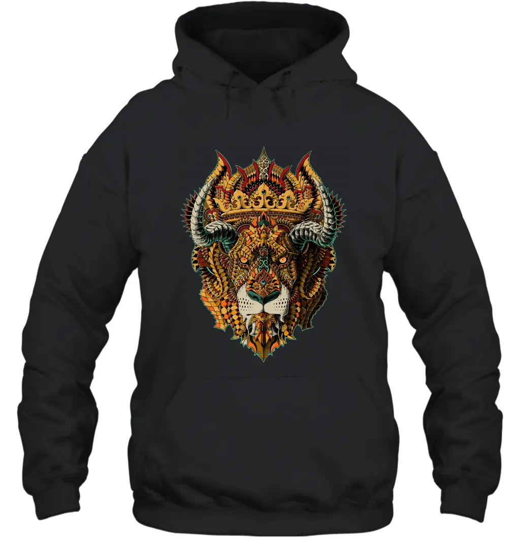 Disney Lion King Mask Premium Unisex Hooded Sweatshirt