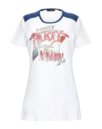 Dsquared2 Women T-shirt White L INT