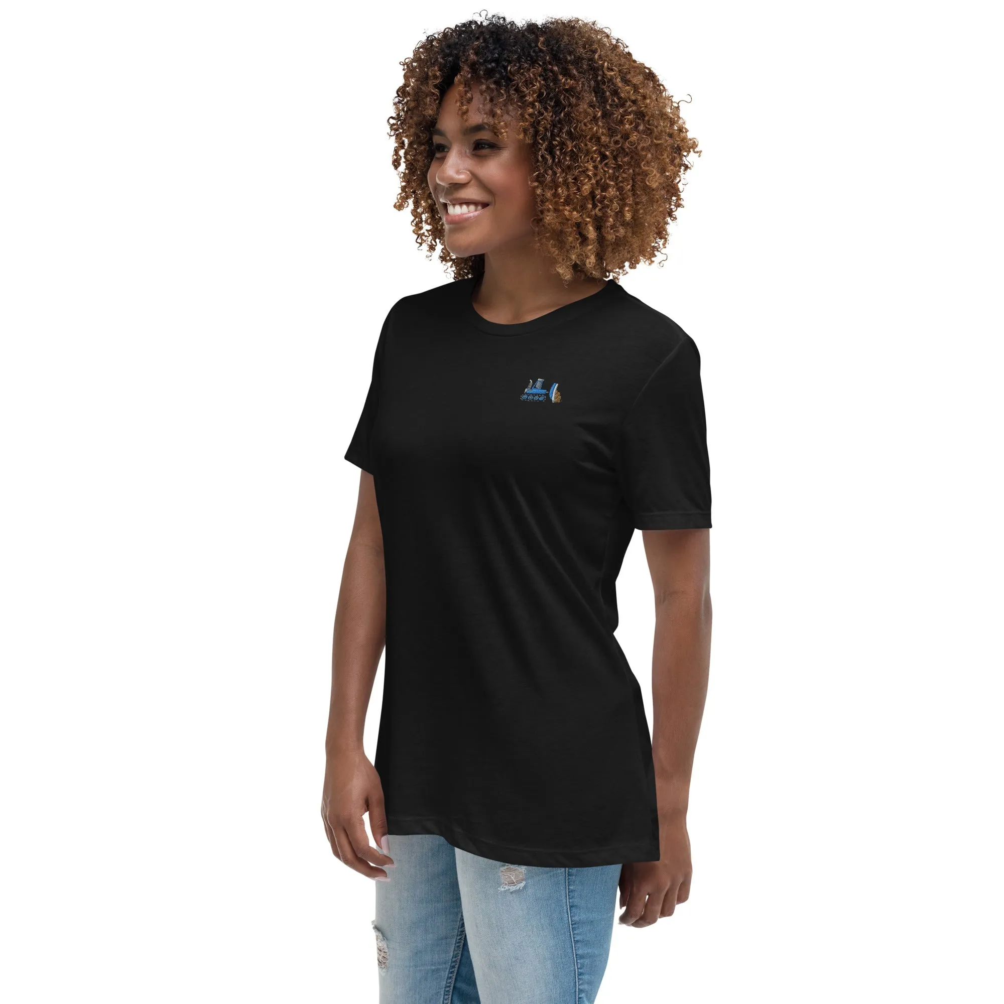 Embroidered Dozer Women's Relaxed T-Shirt