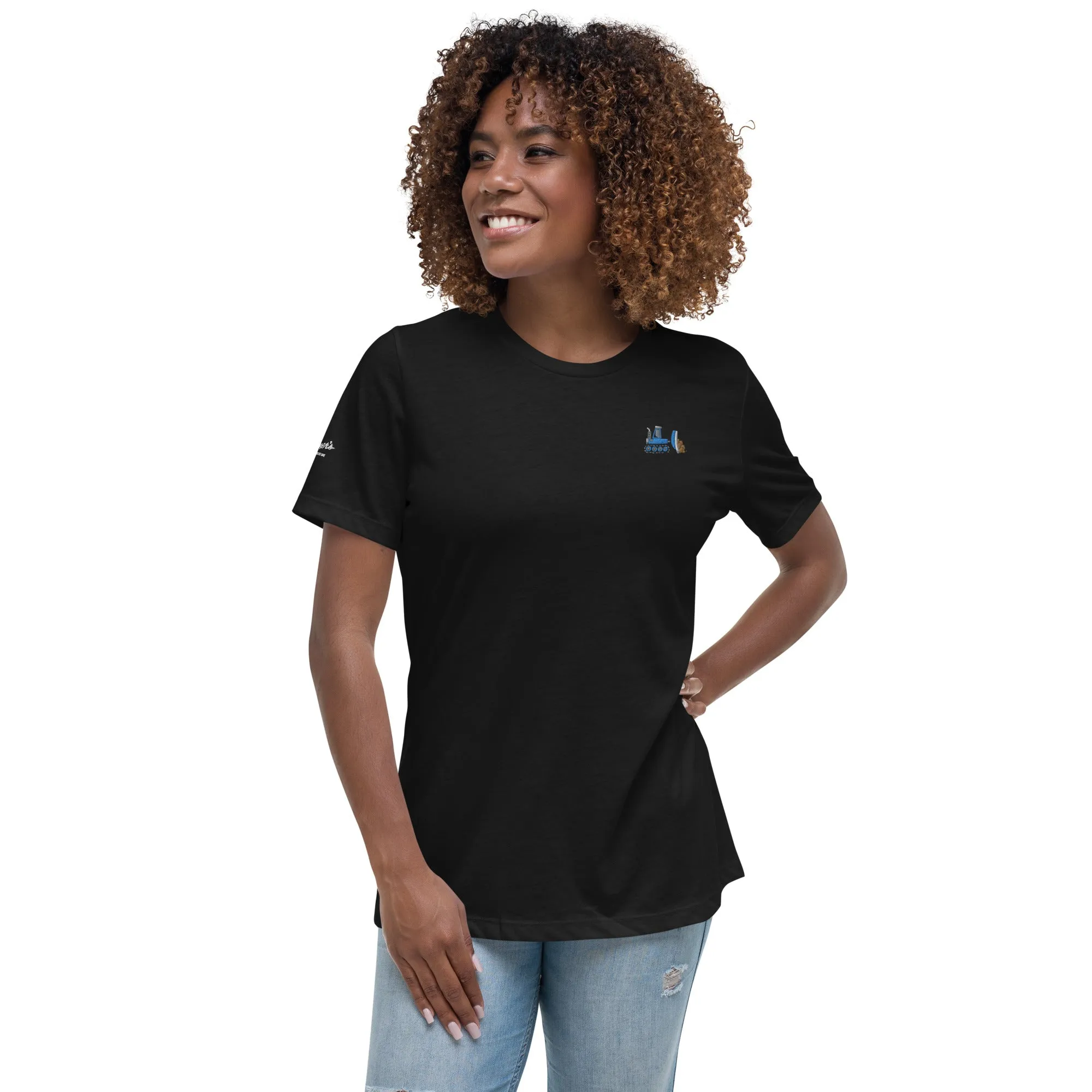 Embroidered Dozer Women's Relaxed T-Shirt