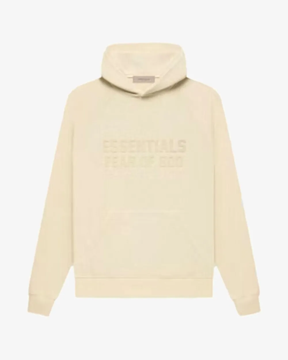 FEAR OF GOD FOG ESSENTIALS FW22 HOODIE EGG SHELL