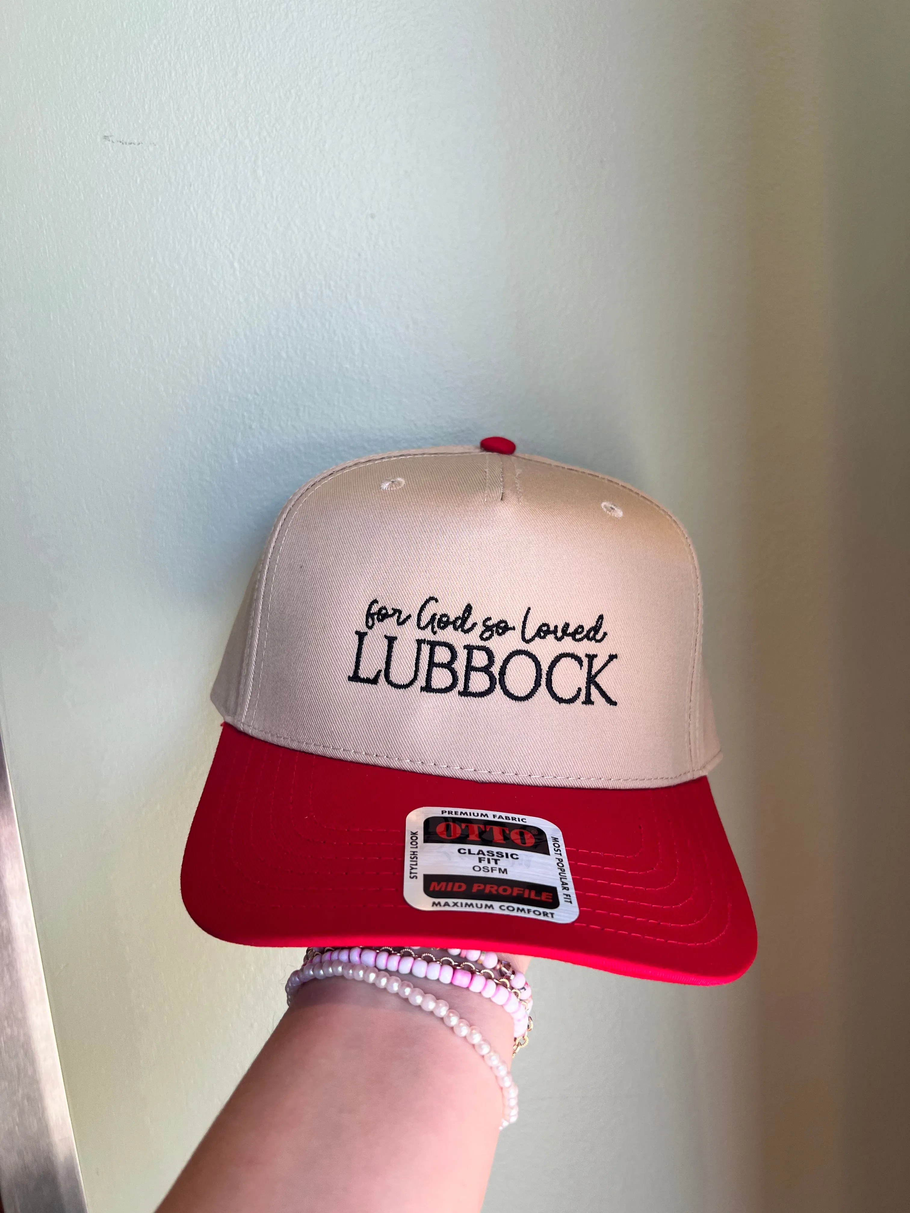 “For God so loved Lubbock” Trucker hat