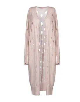 Giamba Women Cardigan Pale pink 8 UK