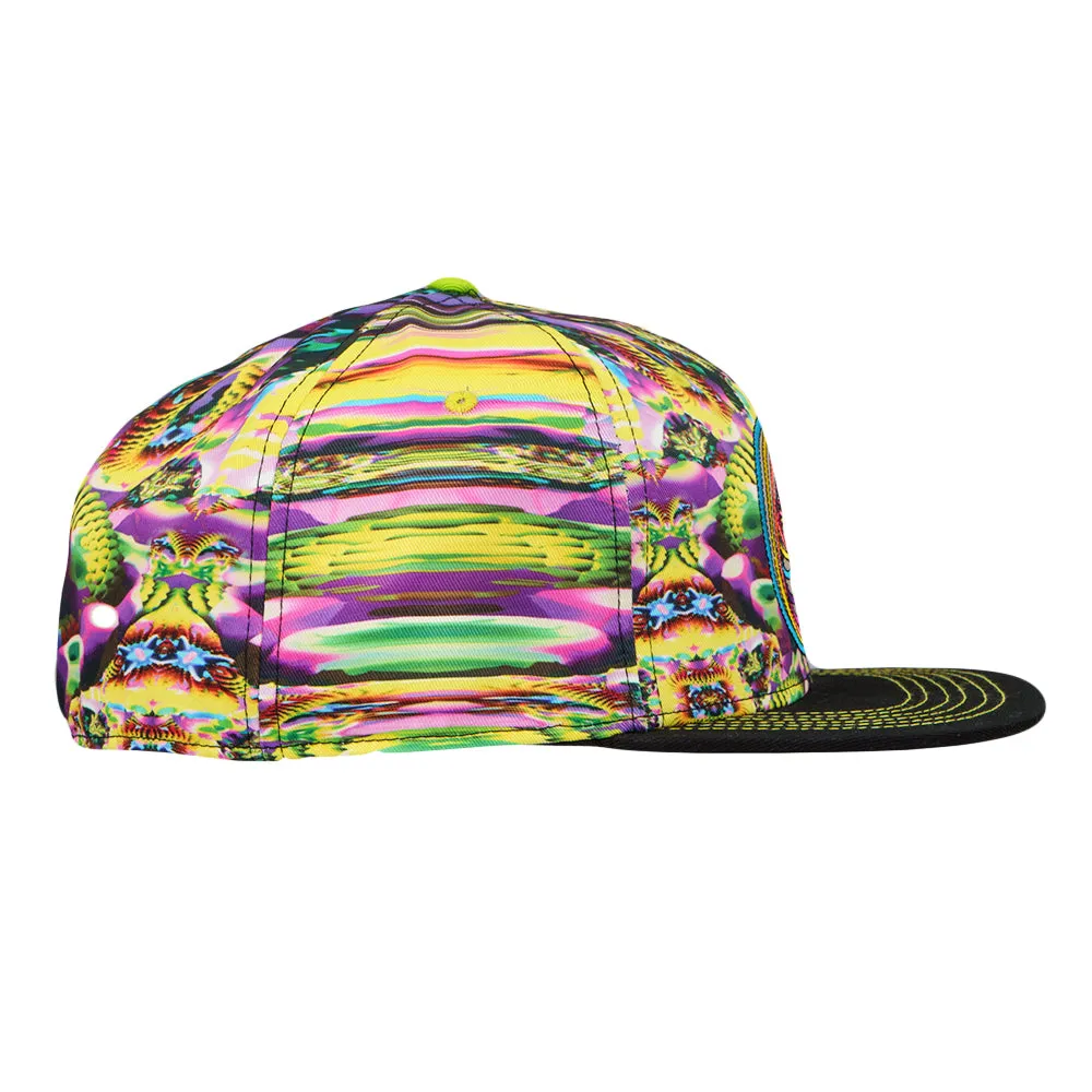 Grahampasteez Noise Quantization Yellow Snapback Hat