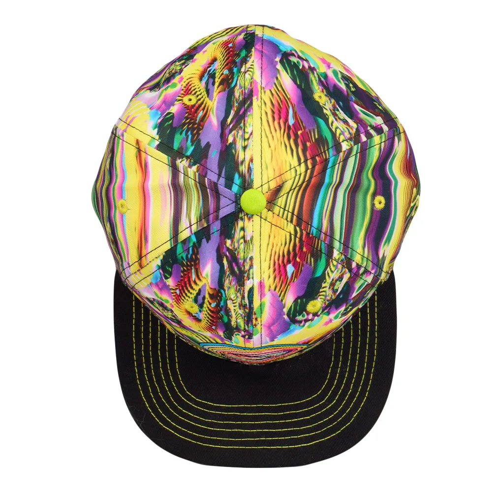 Grahampasteez Noise Quantization Yellow Snapback Hat