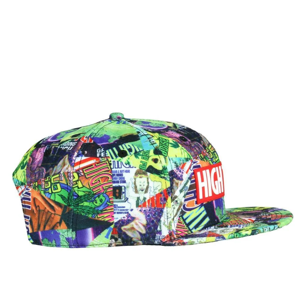 High Times Covers Pattern Snapback Hat