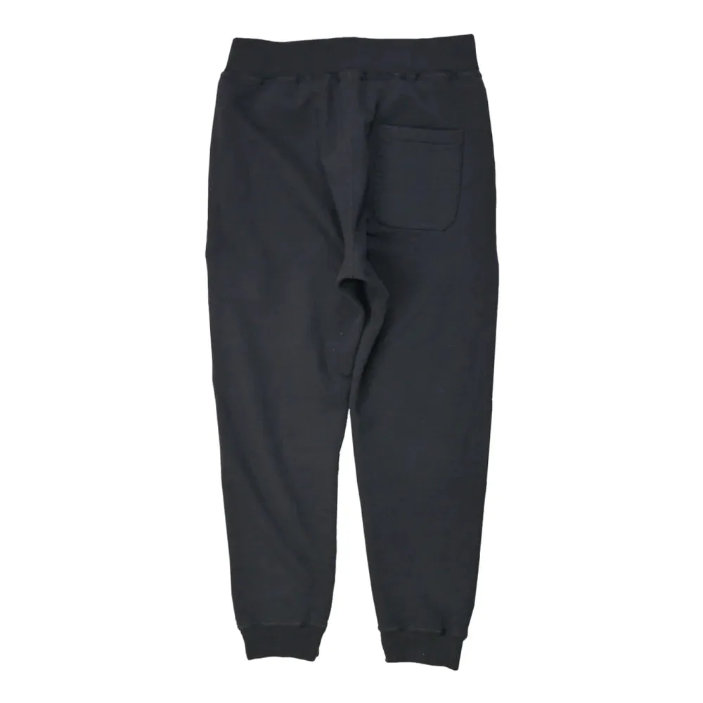 Japanese Organic Cotton Sweat-Pants Hand-Dyed with Kuromame - Black Bean