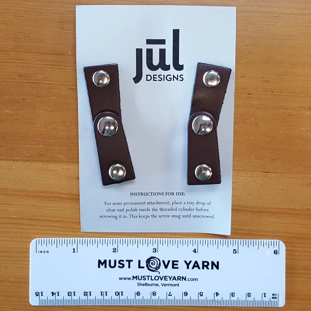 Jul Designs Leather and Metal Closures