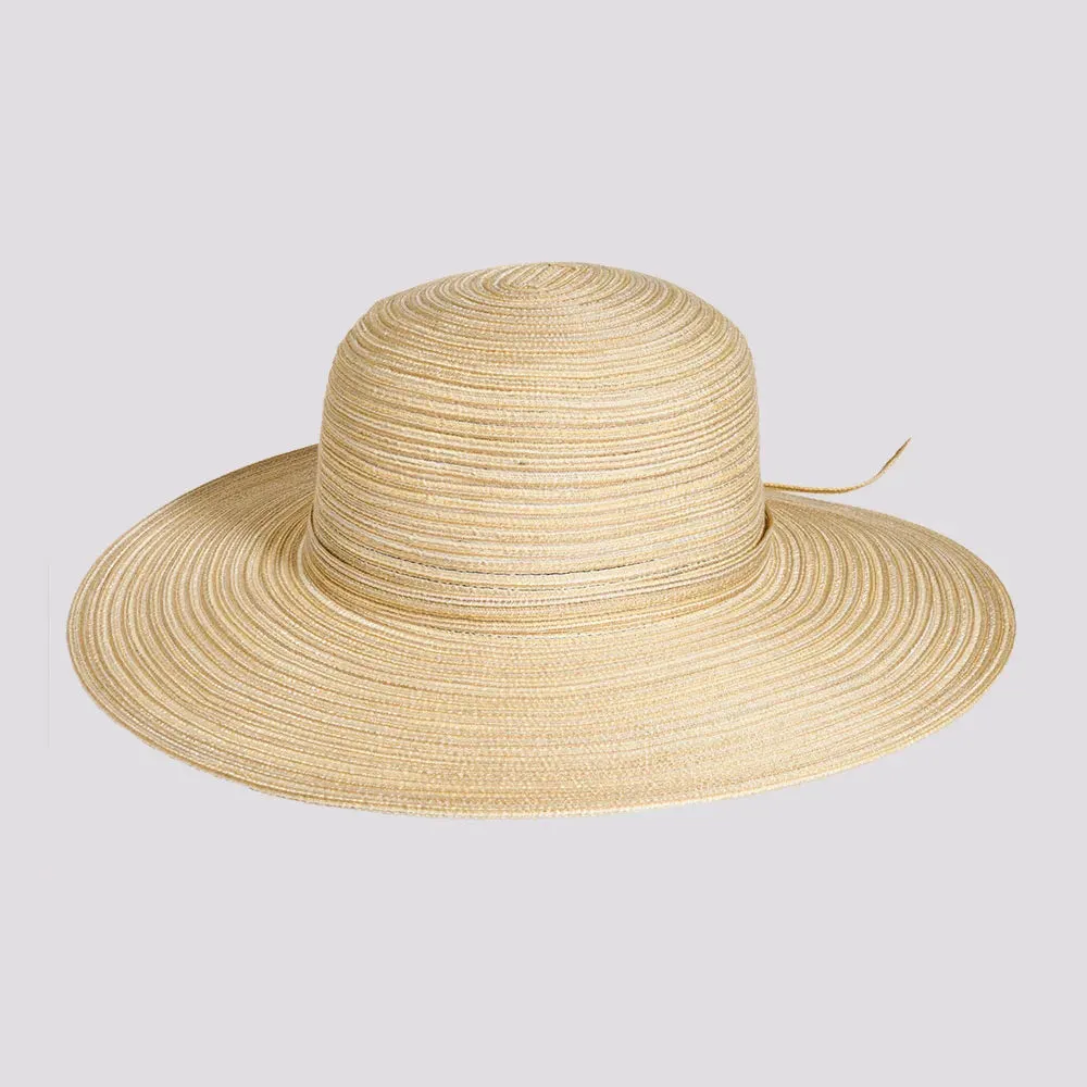 Kaira | Womens Sewn Polybraid Wide Brim Sun Hat