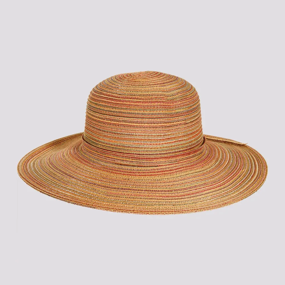 Kaira | Womens Sewn Polybraid Wide Brim Sun Hat