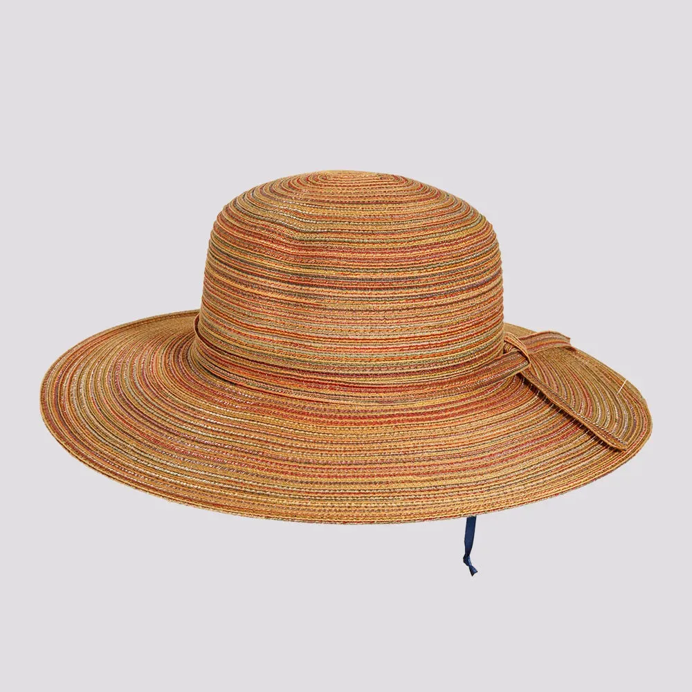 Kaira | Womens Sewn Polybraid Wide Brim Sun Hat