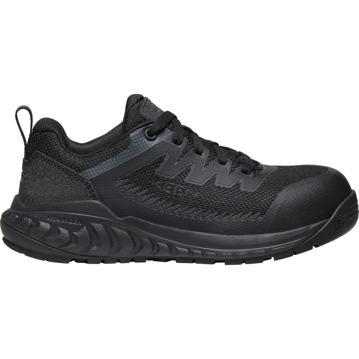 Keen Utility Womens Arvada CT Black Synthetic Work Shoes