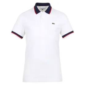 Lacoste Contrast Collar Pique Polo Shirt