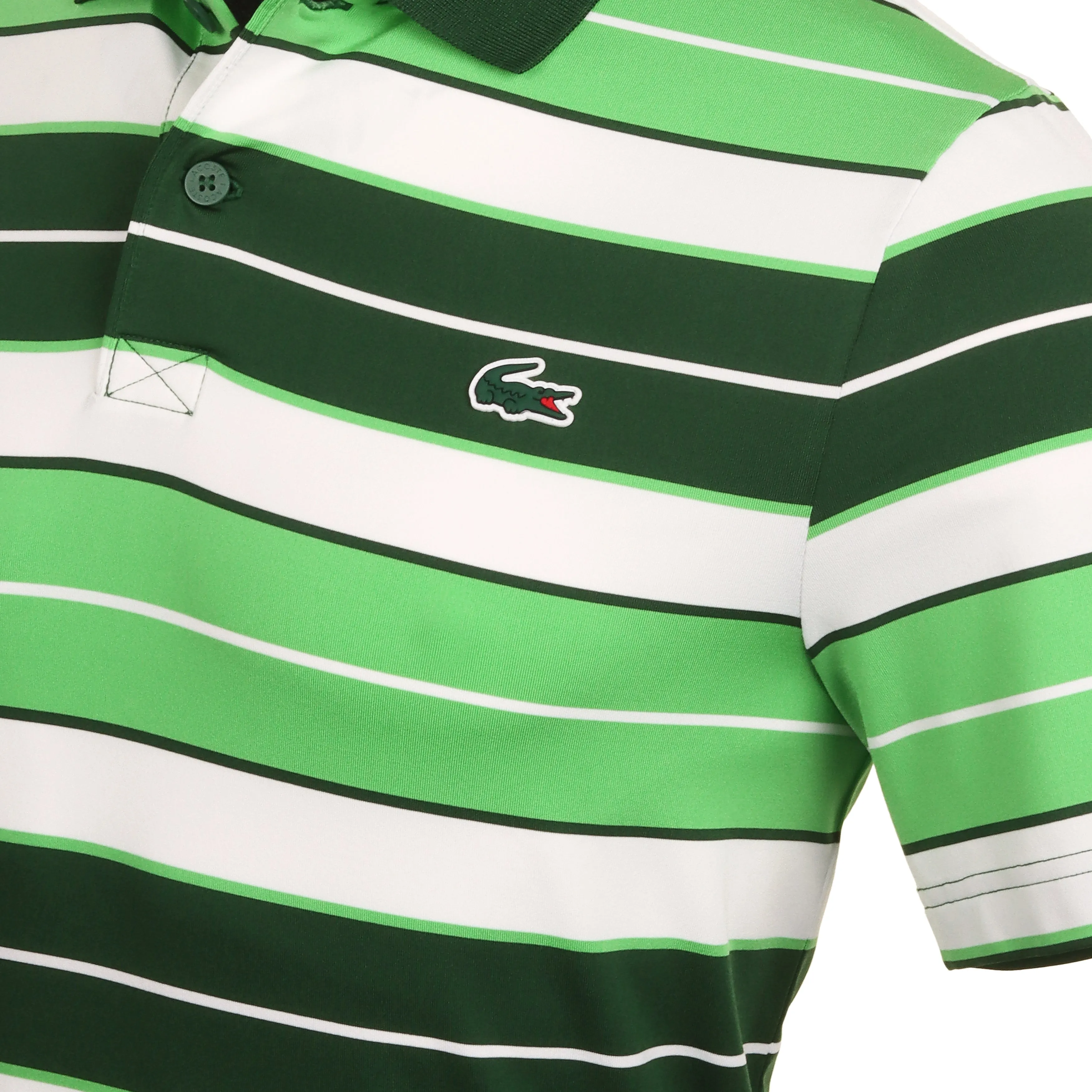 Lacoste Golf Block Stripe Polo Shirt SS24