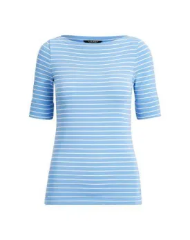 Lauren Ralph Lauren Women T-shirt Sky blue XL INT