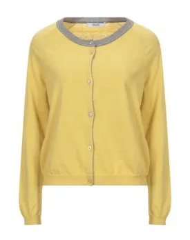 Liu •jo Women Cardigan Yellow L INT