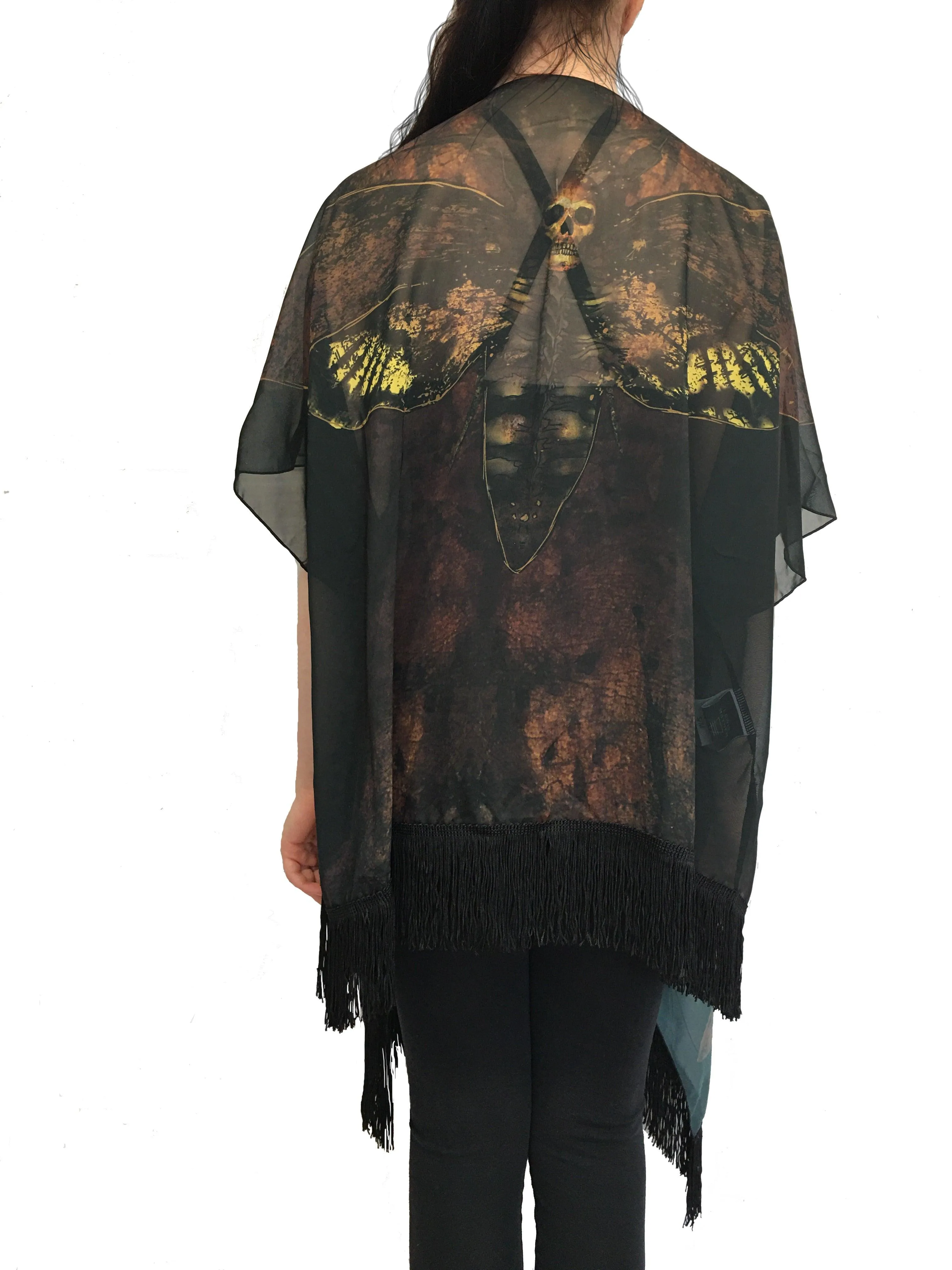 Mayhem Clothing - Death Moth -  Drapped Kimono