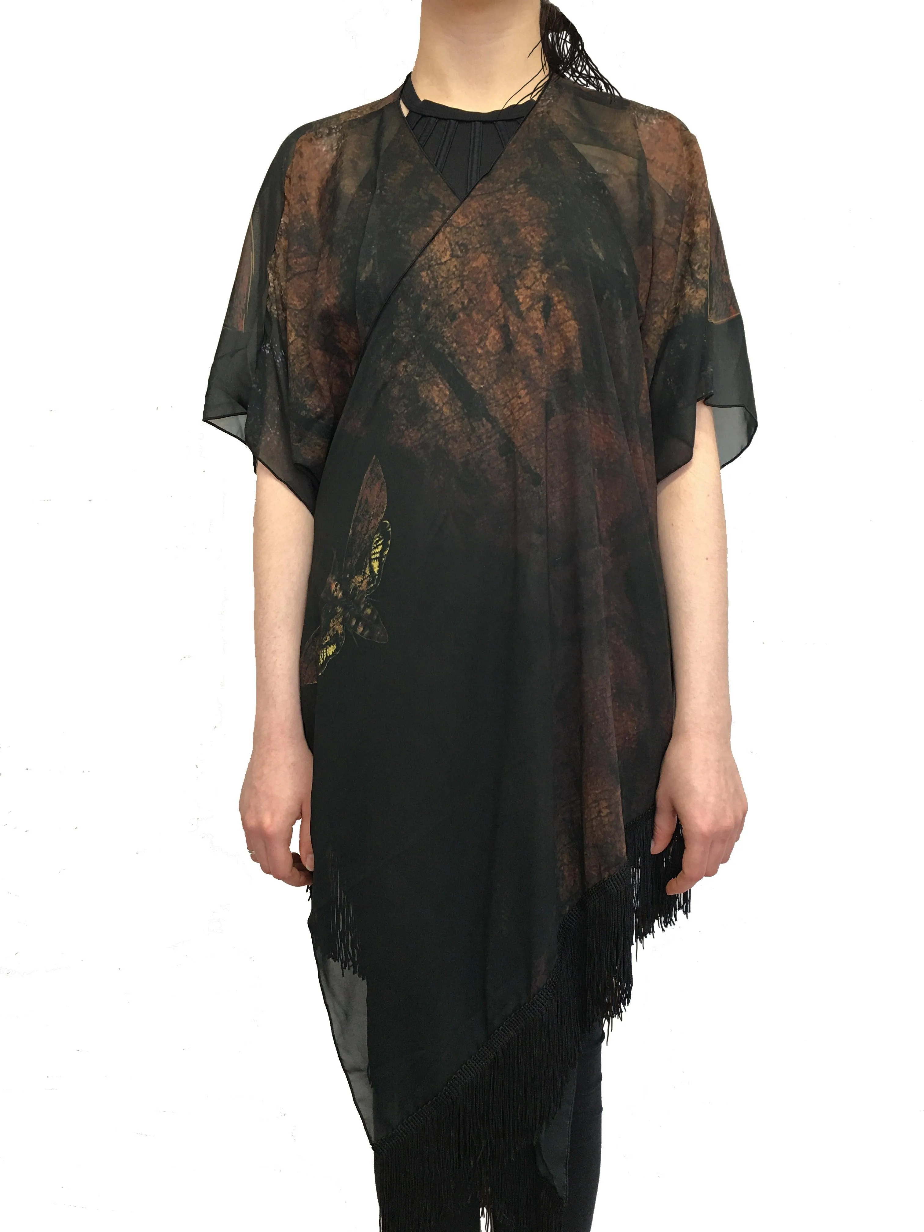 Mayhem Clothing - Death Moth -  Drapped Kimono