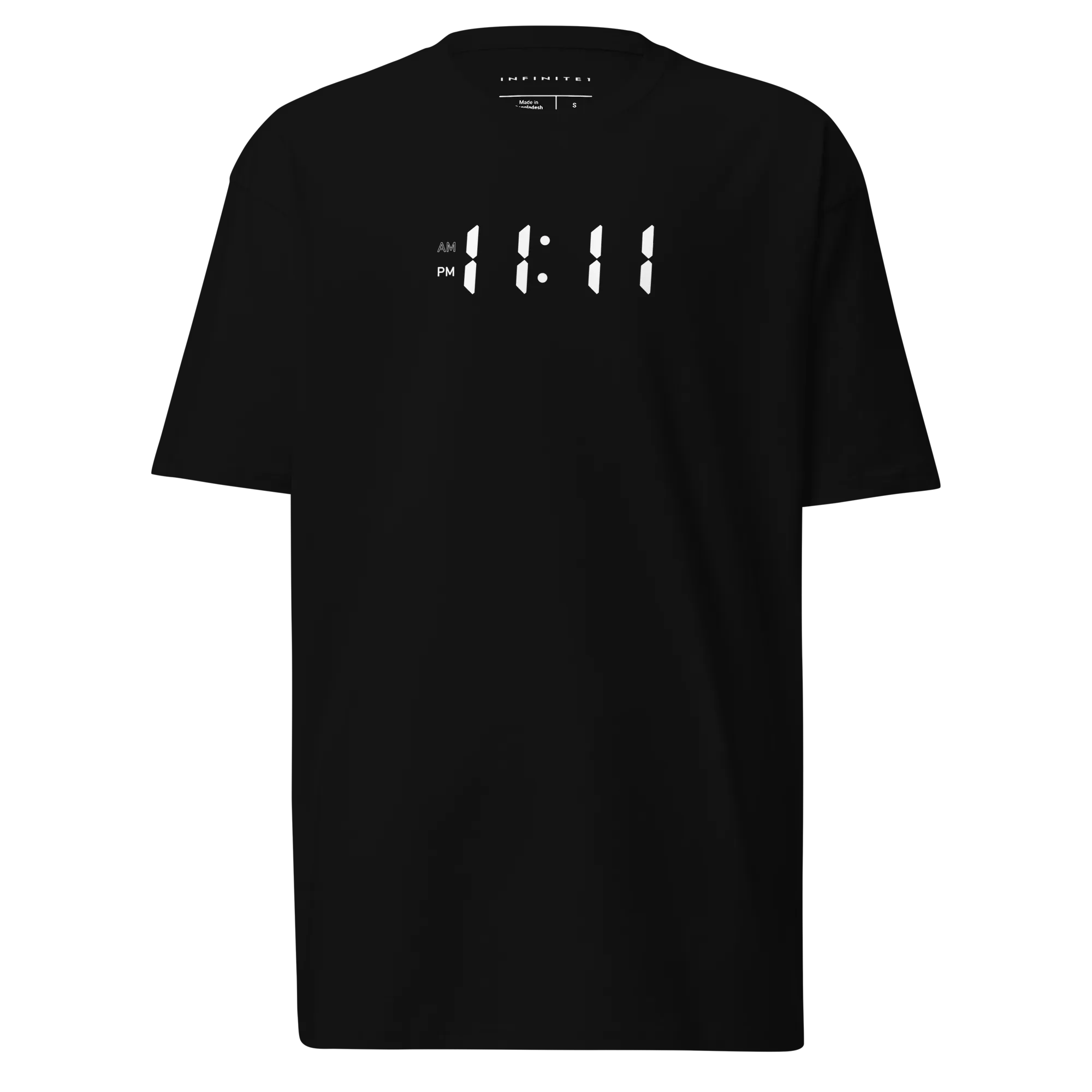 Men’s Angel Number 1111 Digital Clock Theme Graphic Tee